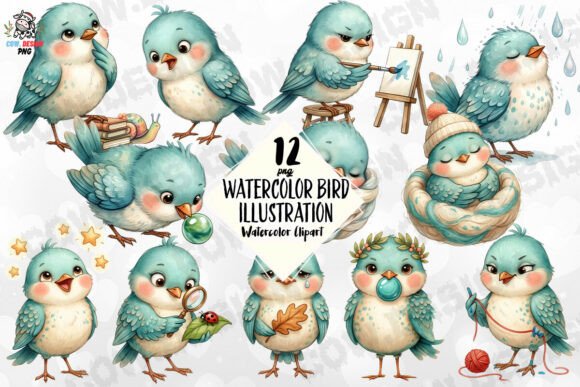 Bringing Nature to Life: The Versatility of Watercolor Bird Illustrations