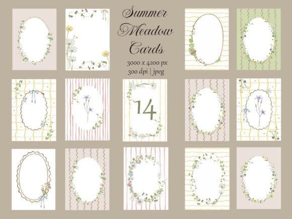 Summer Meadow Cards: Soft Watercolor Florals for Every Project
