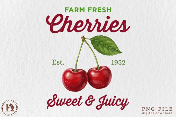 Sweeten Your Summer Designs with Vintage Cherry Graphics